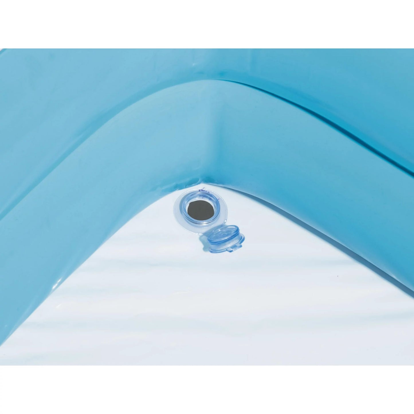 Ultimate 55" x 55" Square Kiddie Pool with Detachable Canopy and UV Protection - Enjoy Shaded Outdoor Fun