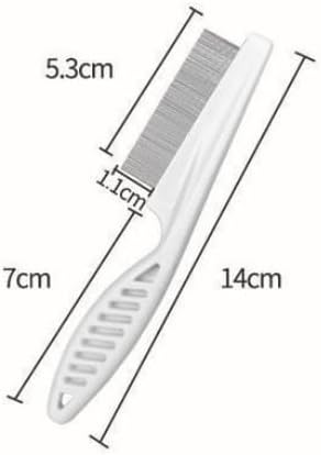 Professional Dog & Cat Grooming Comb: Durable Stainless Steel for Tangle-Free Pet Fur