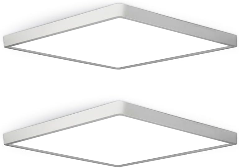2 Pack Modern 18W LED Ceiling Light - 9-Inch, Daylight White, Energy Efficient, Easy Install for Home & Office