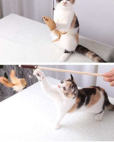 Interactive 7-Piece Cat Toy Set: Engage Your Indoor Cat with Variety