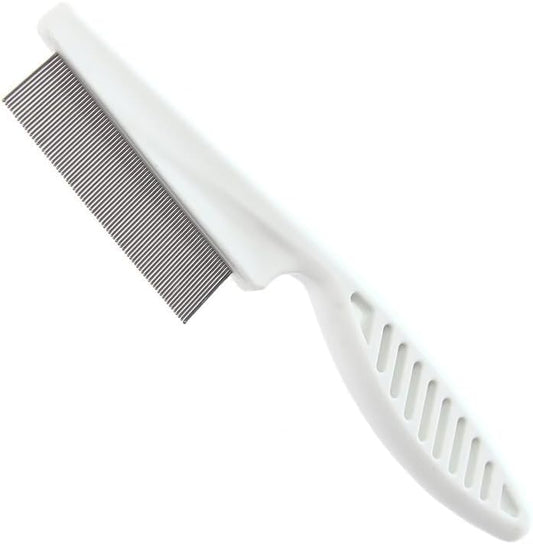Professional Dog & Cat Grooming Comb: Durable Stainless Steel for Tangle-Free Pet Fur