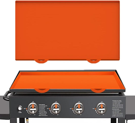 Silicone Griddle Mat for Blackstone Grills, 36-Inch, Orange - Heavy Duty & Non-Stick