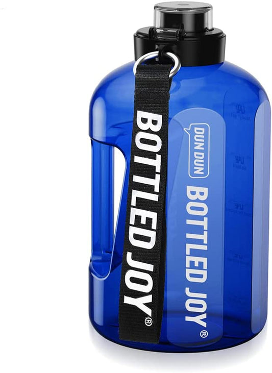 17oz BPA-Free Water Bottle w/ Times To Drink & Handle - Drink Enough Water Daily