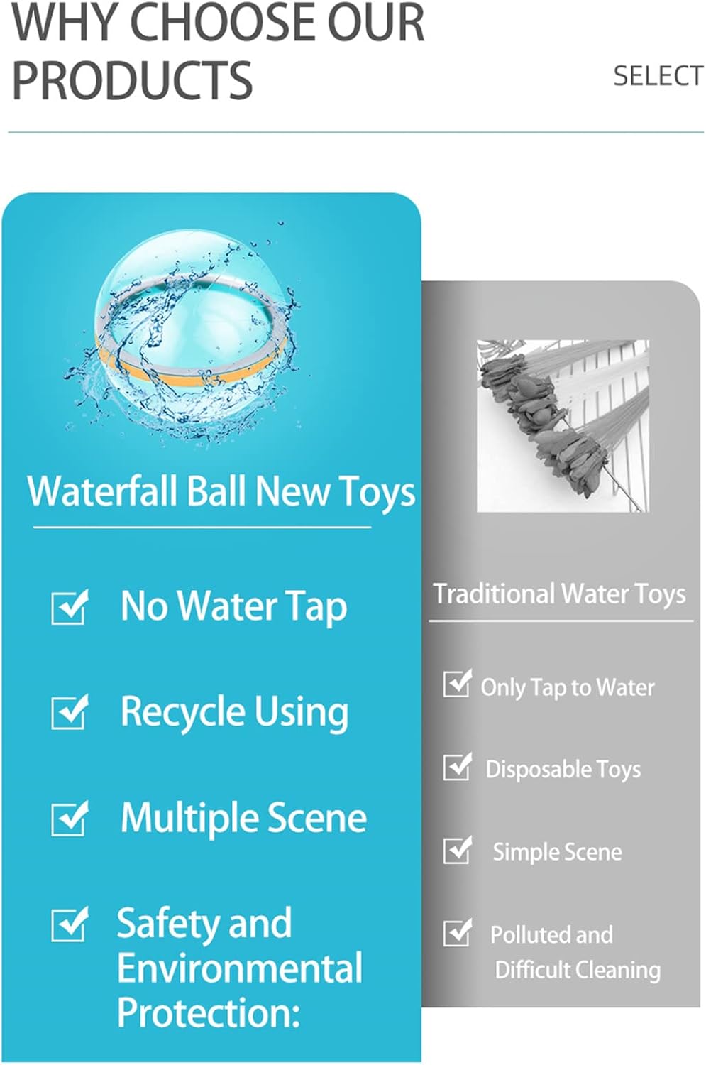 4-Pack Refillable Silicone Water Balloons for Kids - Self-Sealing & Quick-Fill for Outdoor Fun