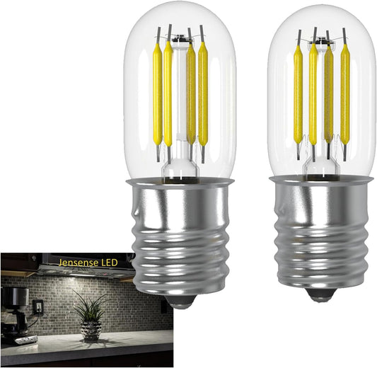 Upgrade Your Microwave Lighting with 40W Equivalent LED Bulbs for Under Hood, E17 Base - Energy Efficient, 5000K Daylight, 2 Pack