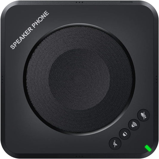 Compact USB Speakerphone for Conferences, Crystal Clear Sound - Fits 6 People