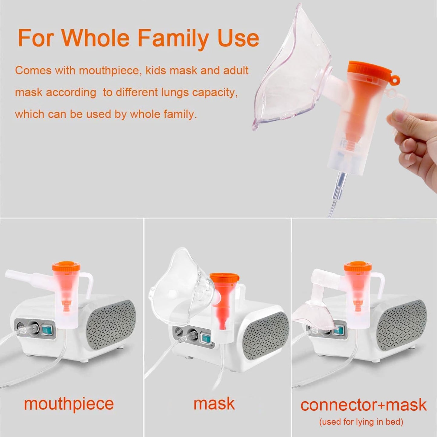 Nebulizer Machine for Personal Use - Portable Compressor with Tubing Kits