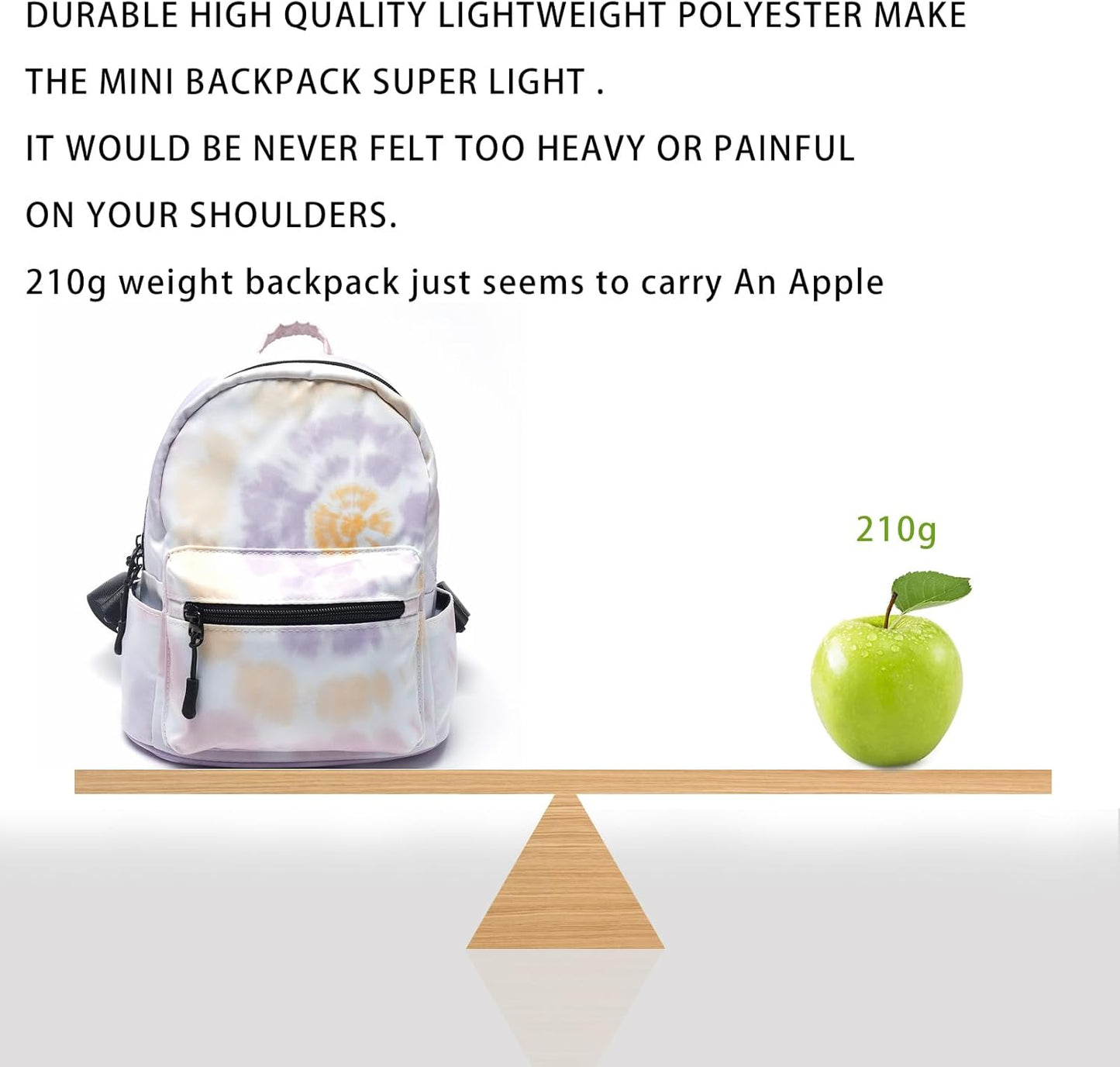 Lightweight Waterproof Mini Backpack for Kids and Women, Colorful Designs