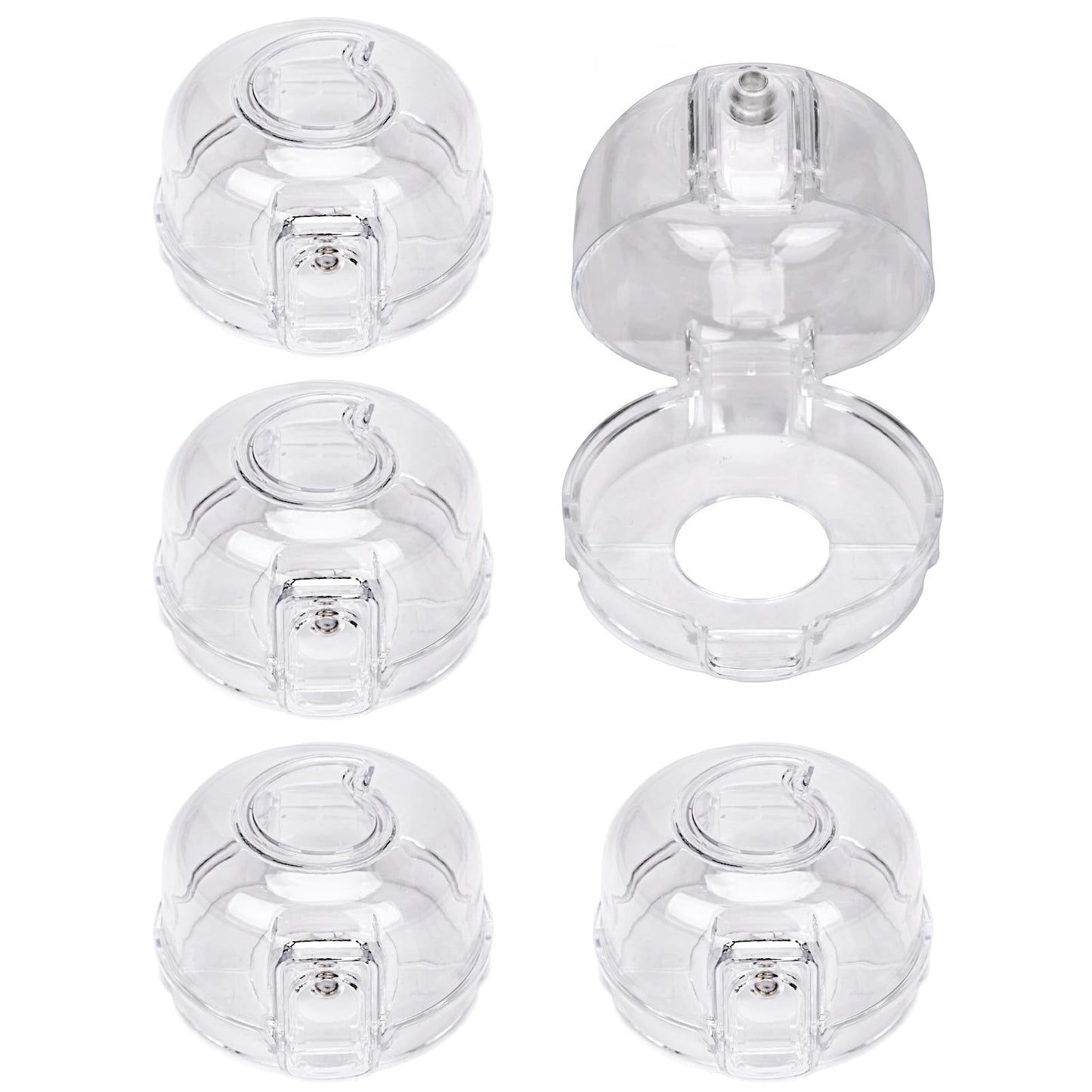 5-Pack Child Safety Stove Knob Covers - Heat Resistant Gas Oven Lock