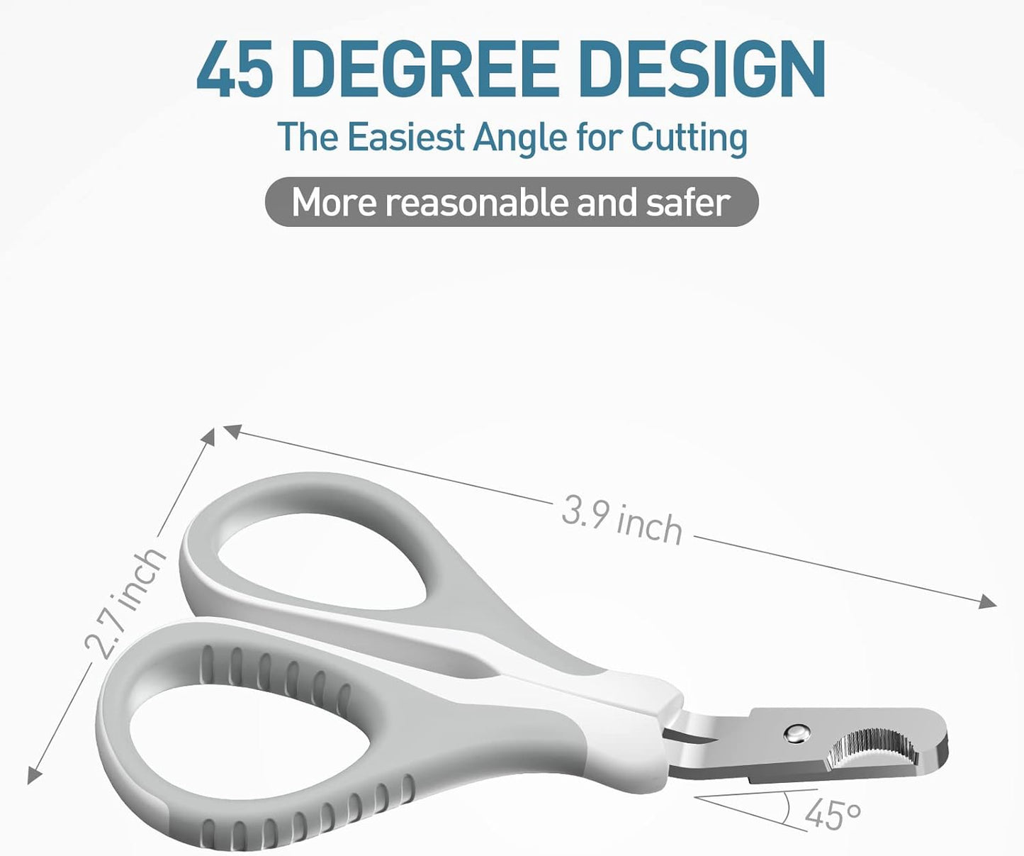 High-Quality Cat Nail Clipper - Ergonomic & Safe, Ideal for Kittens, Puppies, Birds, and Small Animals
