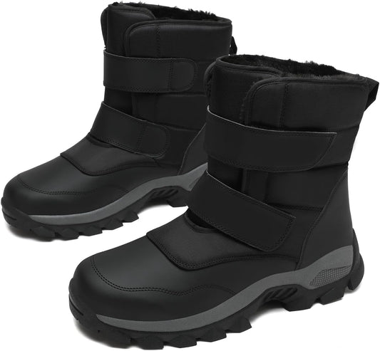 Winter Warmth and Comfort: Waterproof Snow Boots for Men & Women - Size 14 Women/12 Men