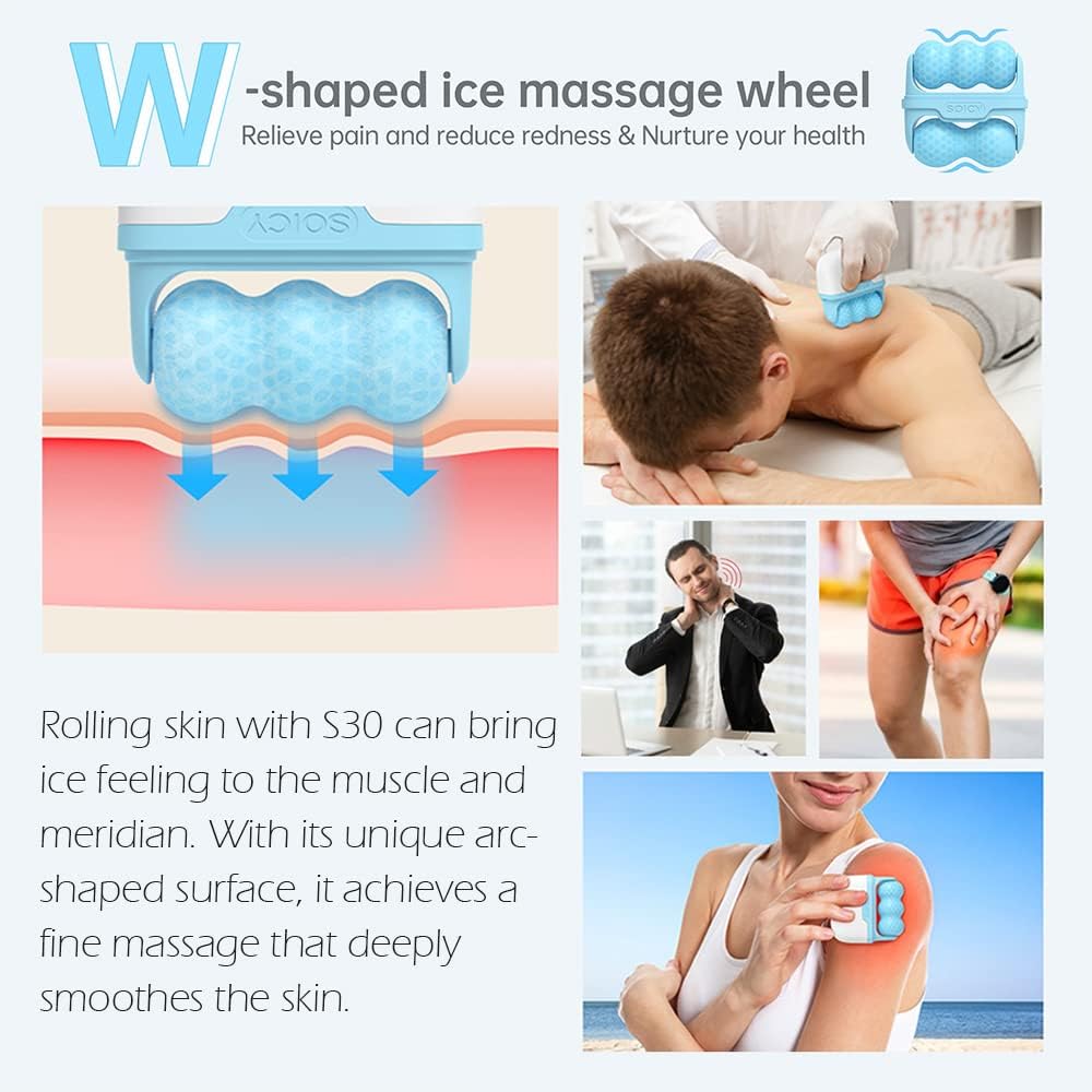 Ice Roller for Face, Body & Eyes - Skin Lifting & Puffiness Relief