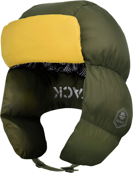 Stay Cozy in Extreme Cold: Men's Duck Down Trapper Hat with Waterproof & Windproof Features for Winter Hunting, Camping & Motorcycling