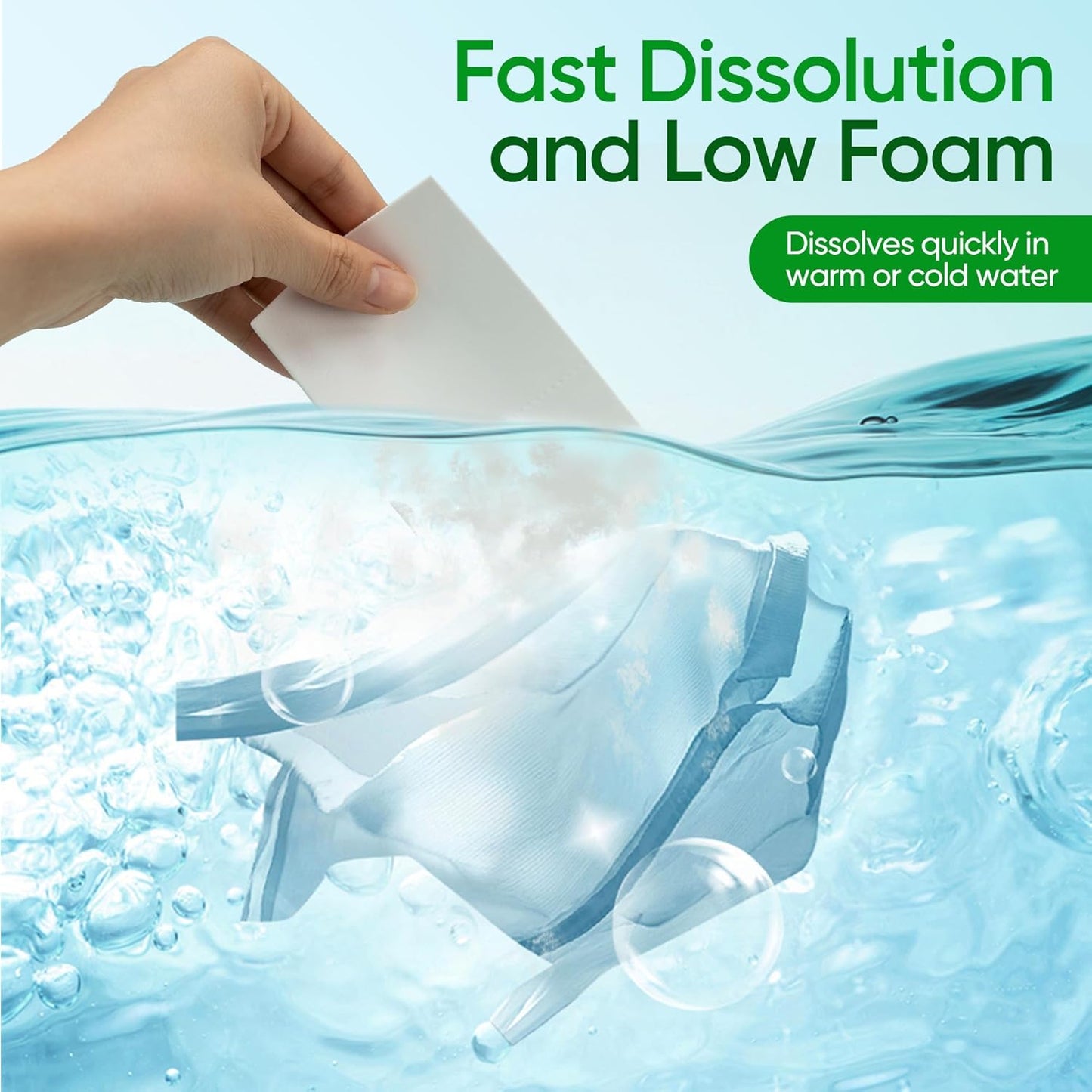150 Sheets Travel Laundry Detergent Sheets, 300 Loads, Eco-Friendly & Space-Saving - Fresh Linen Scent