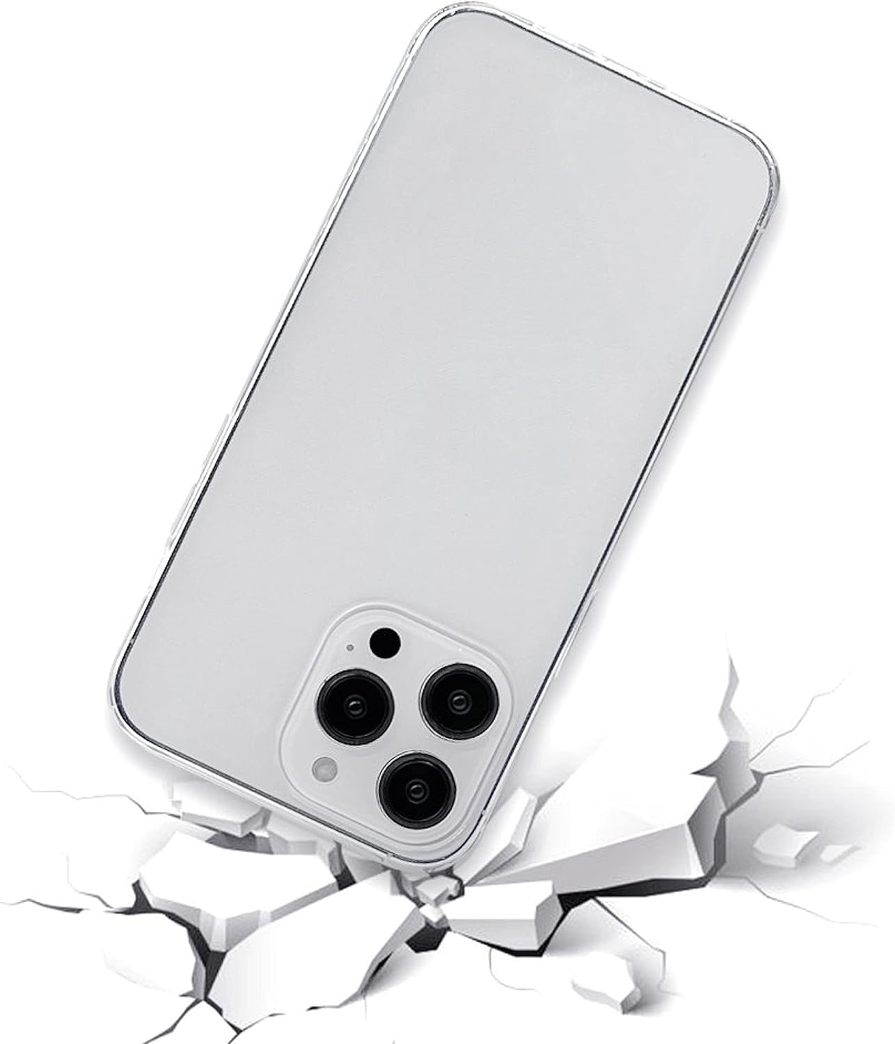 iPhone 15 Pro Max Clear Case with Magsafe Compatibility & Military-Grade Protection