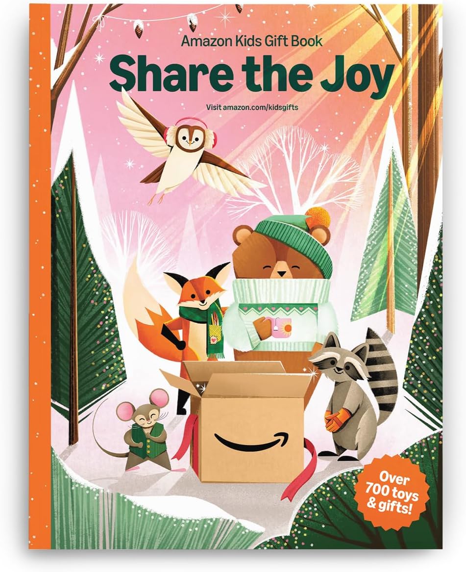 Amazon's 2024 Holiday Kids Gift Book: Share the Joy with Over 700 Toys, Activities & Stickers!