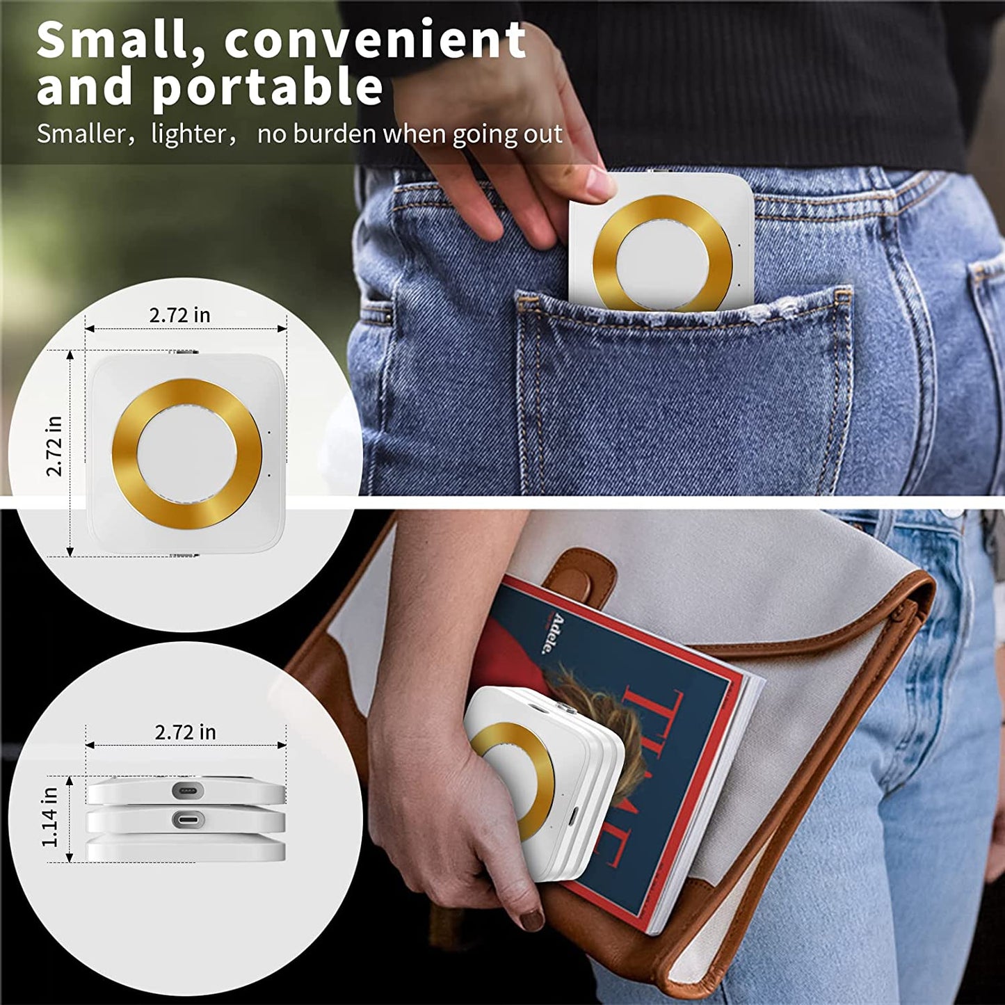 3-in-1 Fast  Wireless Magnetic Foldable iPhone/AirPods/Apple Watch Charging Pad