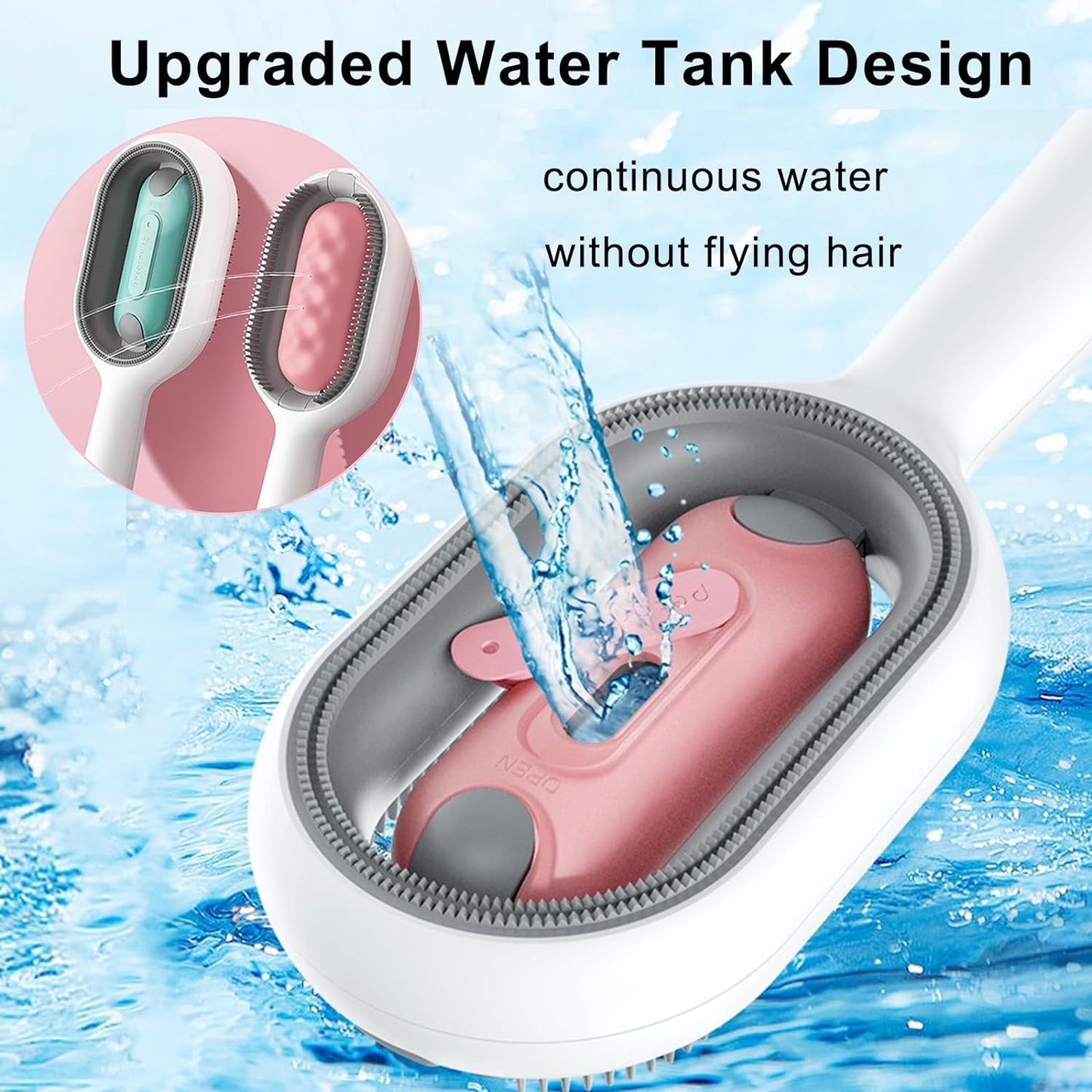 Maximize Pet Grooming with 4-in-1 Cat Brush: For Shedding, Massage & Cleaning