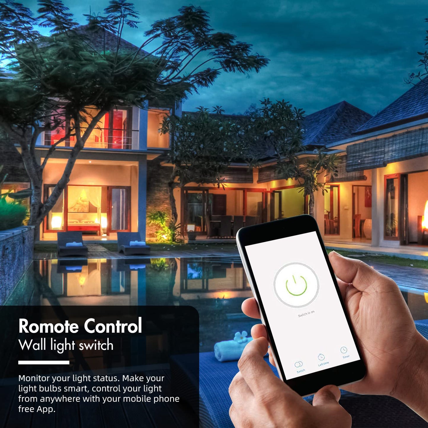 3-Gang Smart WiFi Light Switch Compatible with Alexa and Google Assistant