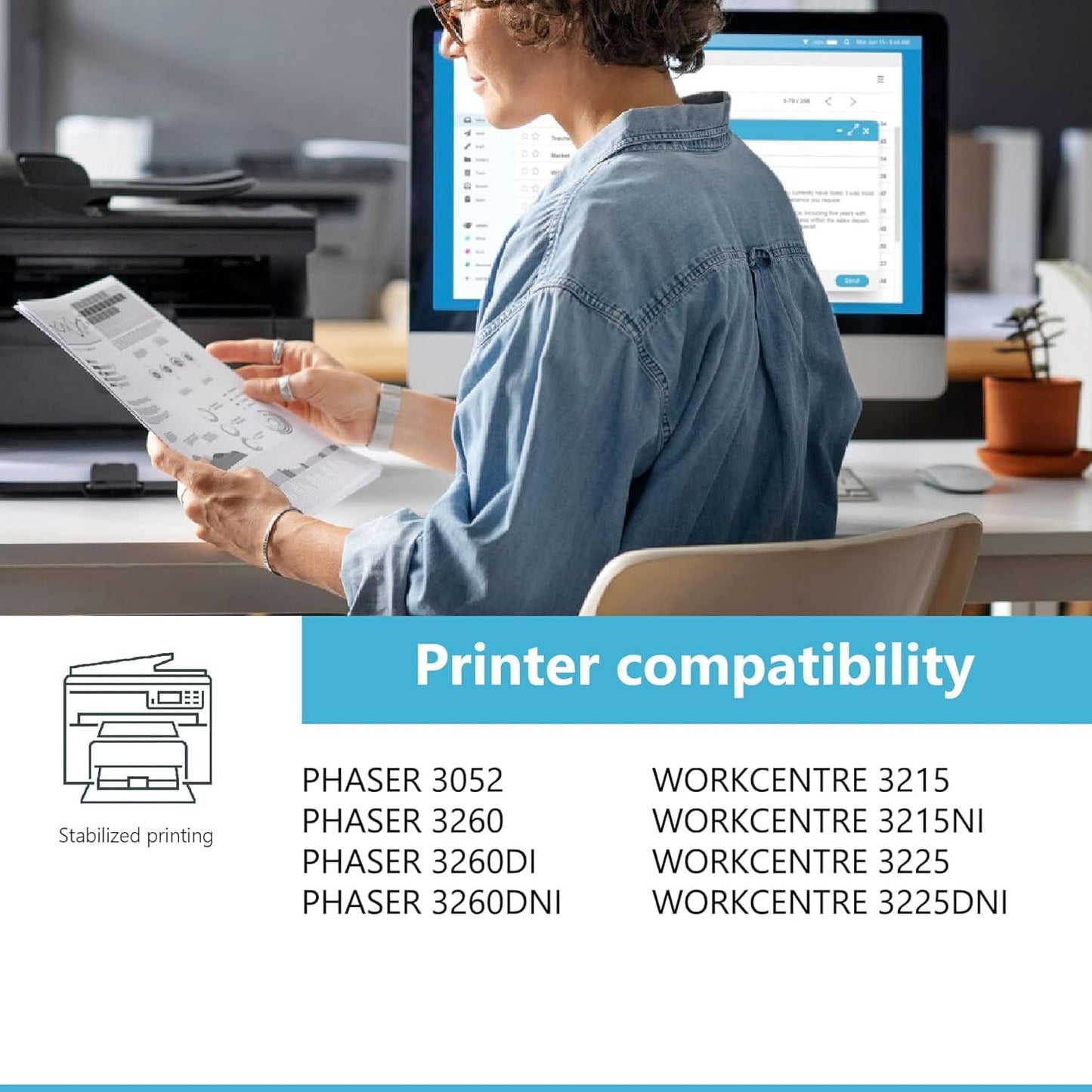 High Capacity Black Toner Cartridge for Phaser and WorkCentre - Up to 3,500 Pages