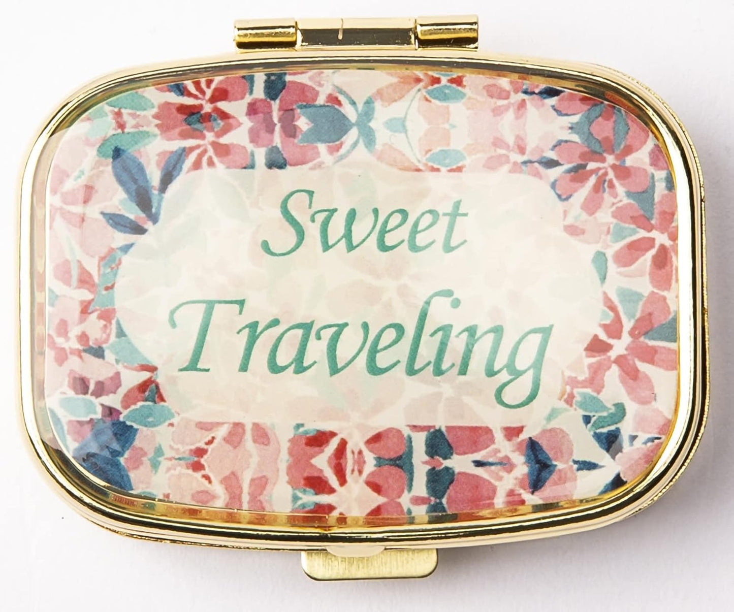 Travel-Friendly Metal Pill Organizer for Medications and Supplements - Compact and Secure Storage Solution