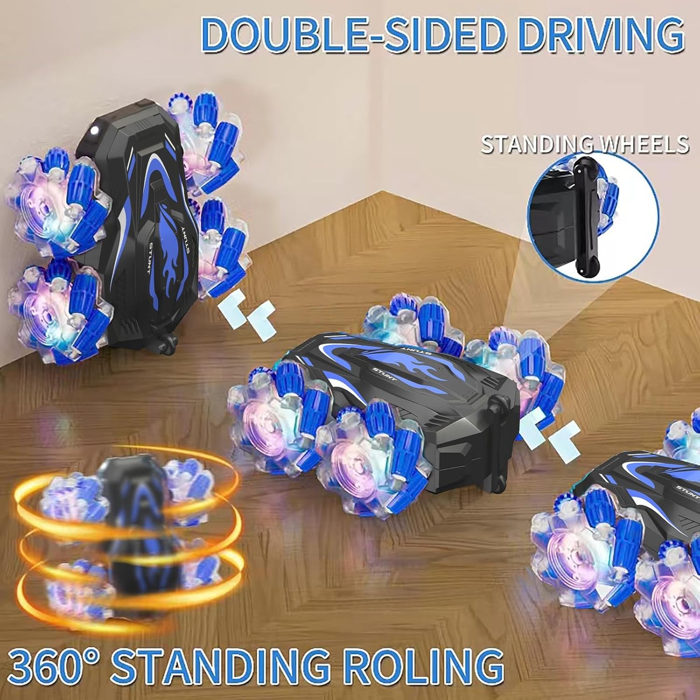 Gesture Sensing RC Stunt Car: Ultimate Toy for Boys 6-12 Years Old | Cool Lights & Music