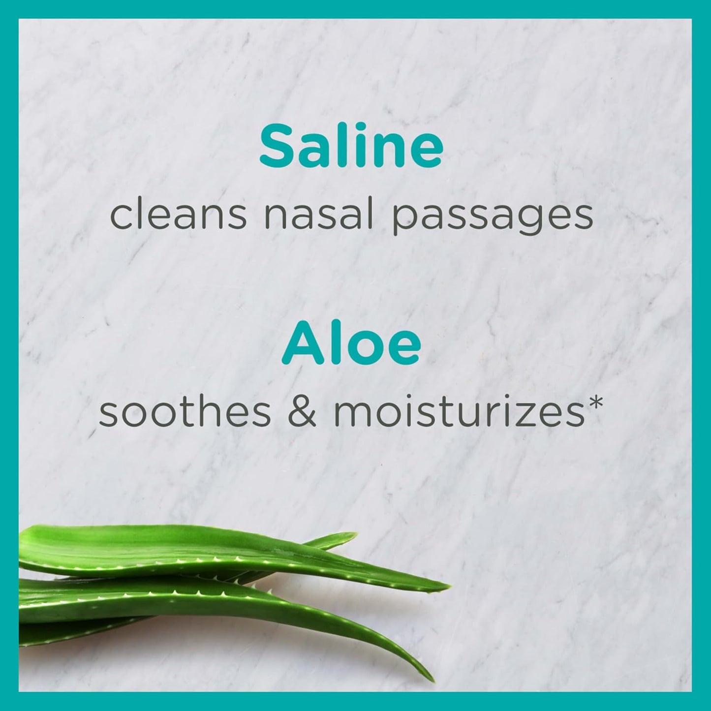 Zarbee's Baby Nasal Saline Spray with Aloe for Newborns & Kids, Soothes & Cleanses, 3 Fl Oz