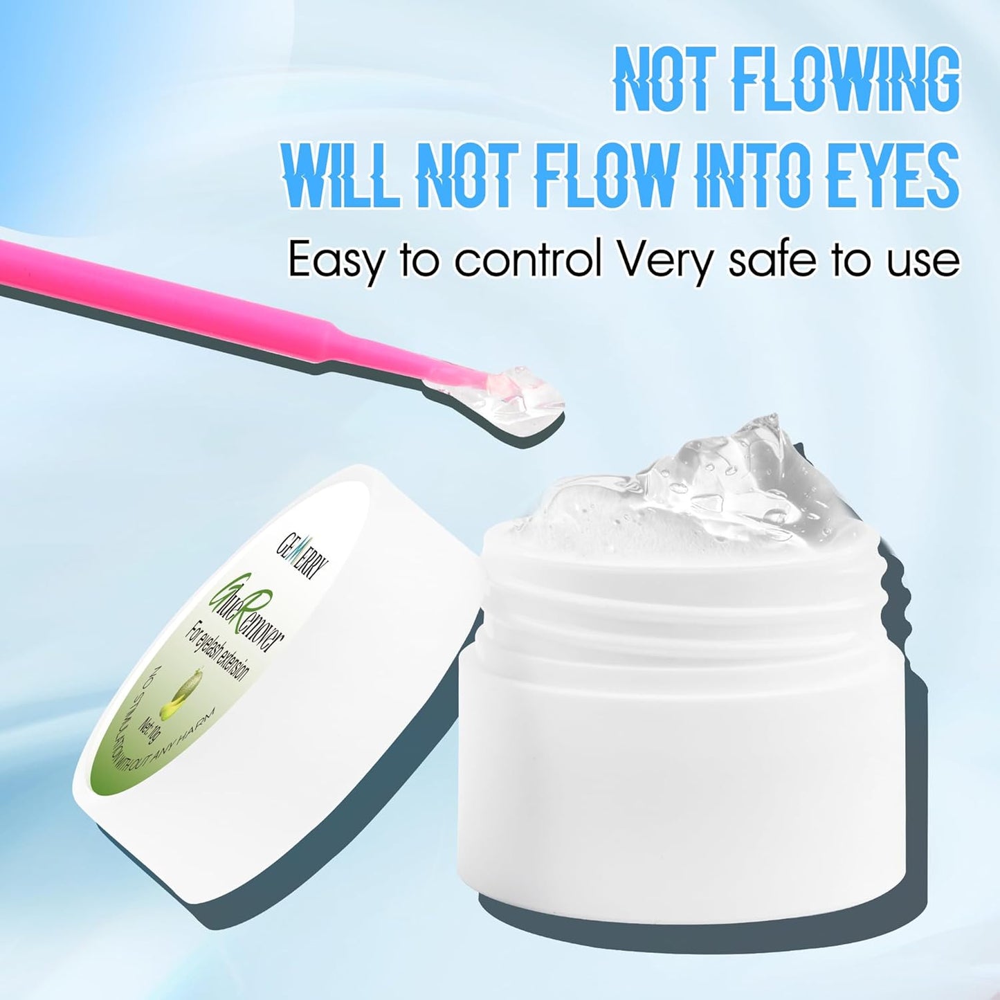 Fast-Acting Lash Extension Remover, Gentle Cream Formula, 10g - For Salon Use