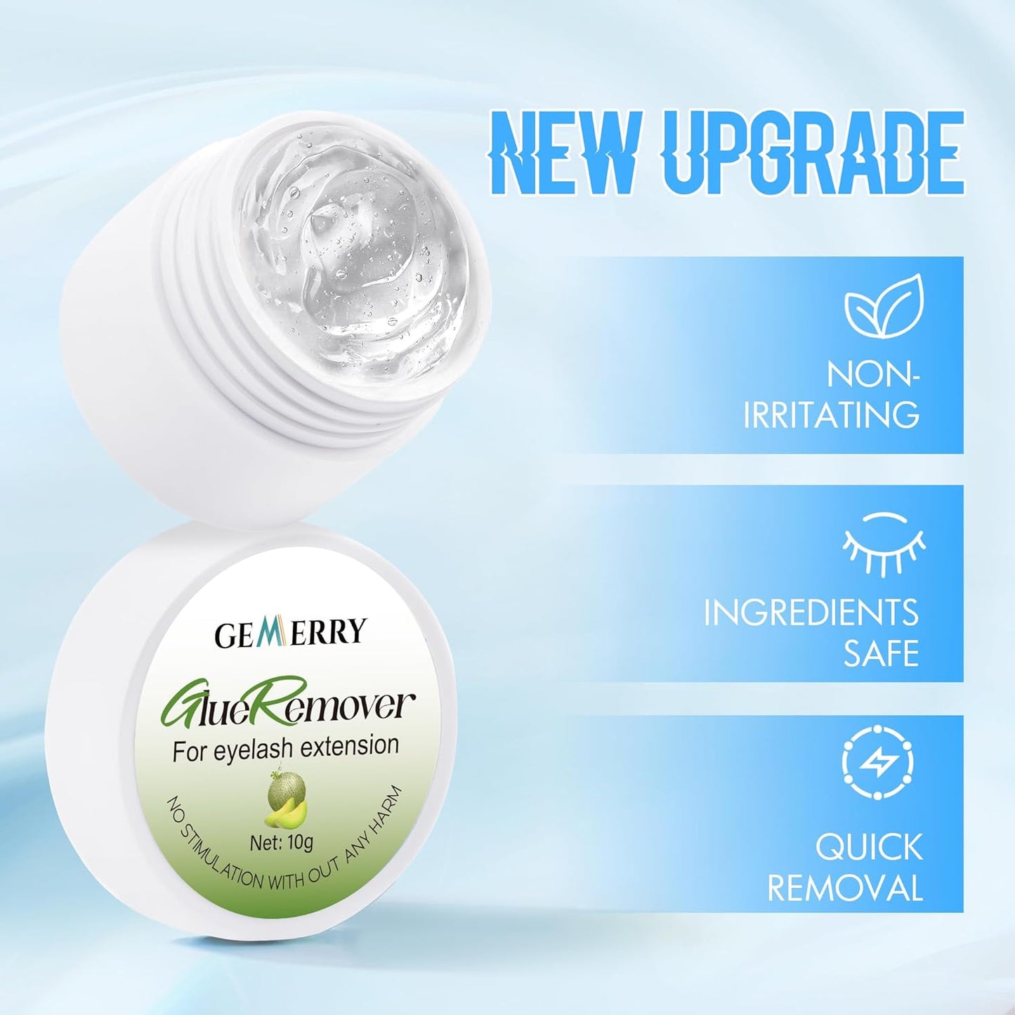 Fast-Acting Lash Extension Remover, Gentle Cream Formula, 10g - For Salon Use