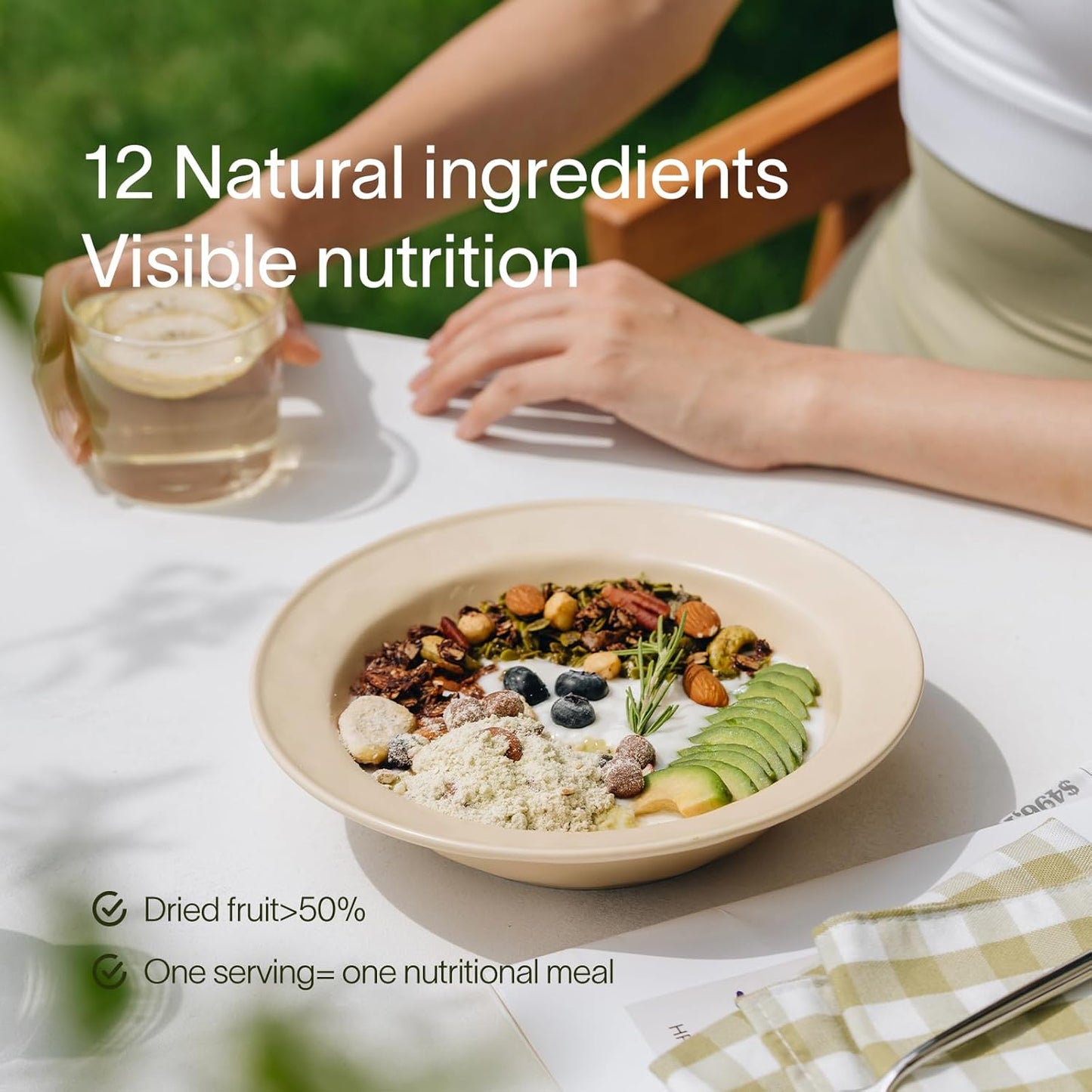 Explore Nutrient-Rich Fiboo Avocado Coconut Meal Replacement Shake - High Fiber, Protein Packed, No Added Sugar, 400g