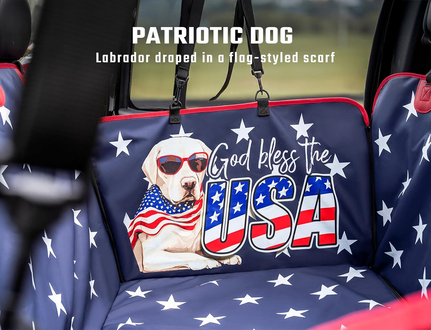 Enhance Road Trips: Heavy Duty Dog Seat Extender & Car Bed for All Vehicle Types
