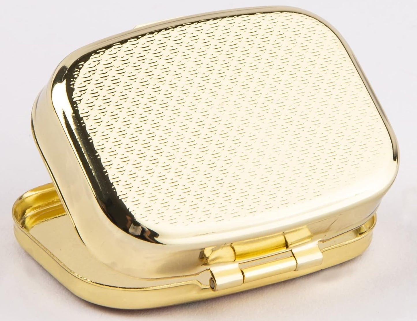 Travel-Friendly Metal Pill Organizer for Medications and Supplements - Compact and Secure Storage Solution