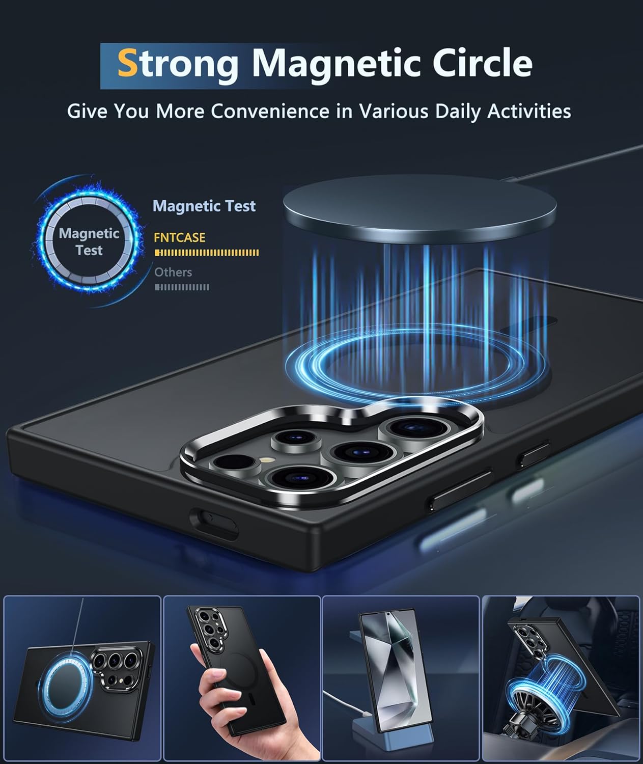 Samsung Galaxy S24 Ultra Case: Slim, Shockproof & Magnetic with Enhanced Protection