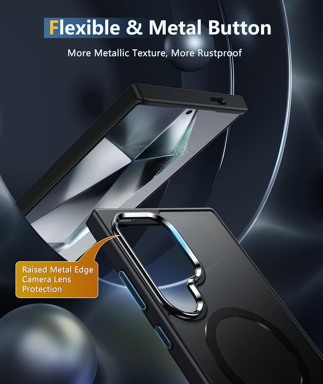 Samsung Galaxy S24 Ultra Case: Slim, Shockproof & Magnetic with Enhanced Protection