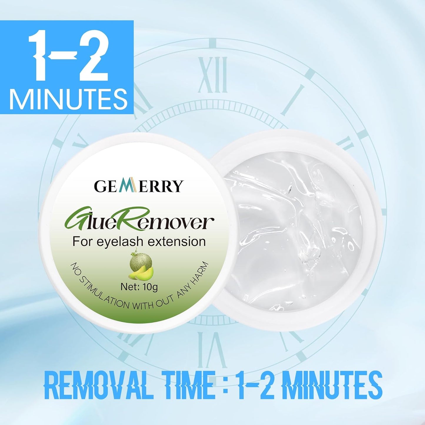 Fast-Acting Lash Extension Remover, Gentle Cream Formula, 10g - For Salon Use