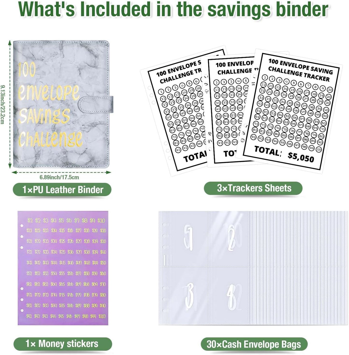 Maximize Your Savings with a 100-Day Money Saving Challenge Envelope Binder