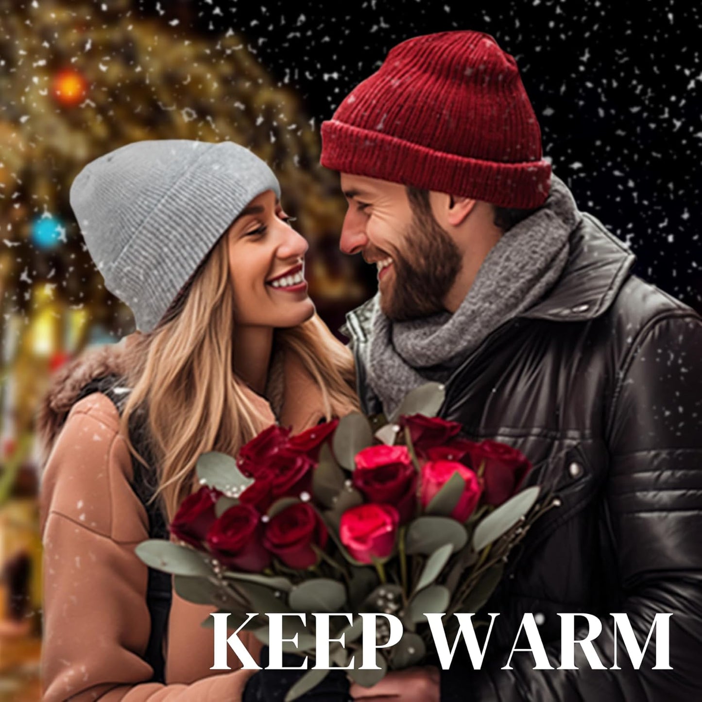 Stay Cozy & Stylish with Our Unisex Navy Blue Knit Cuffed Winter Beanie Hats