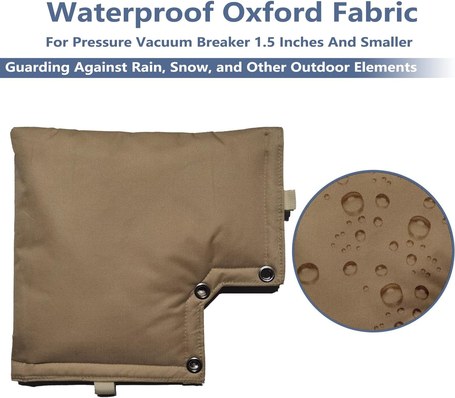 Protect Your Outdoor Plumbing with Insulated Pouch for Winter - Fits 13"W x 12"H Valves & Pumps