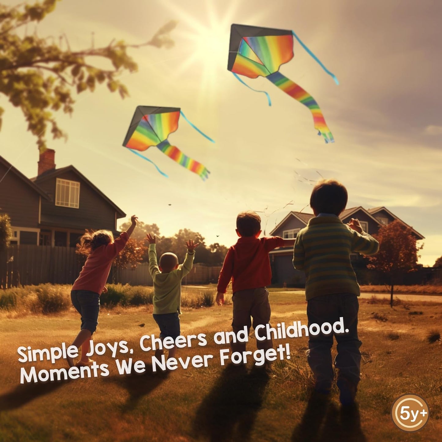 Fly High with Our Easy-to-Use Rainbow Kite for All Ages – Perfect for Beach and Outdoor Fun