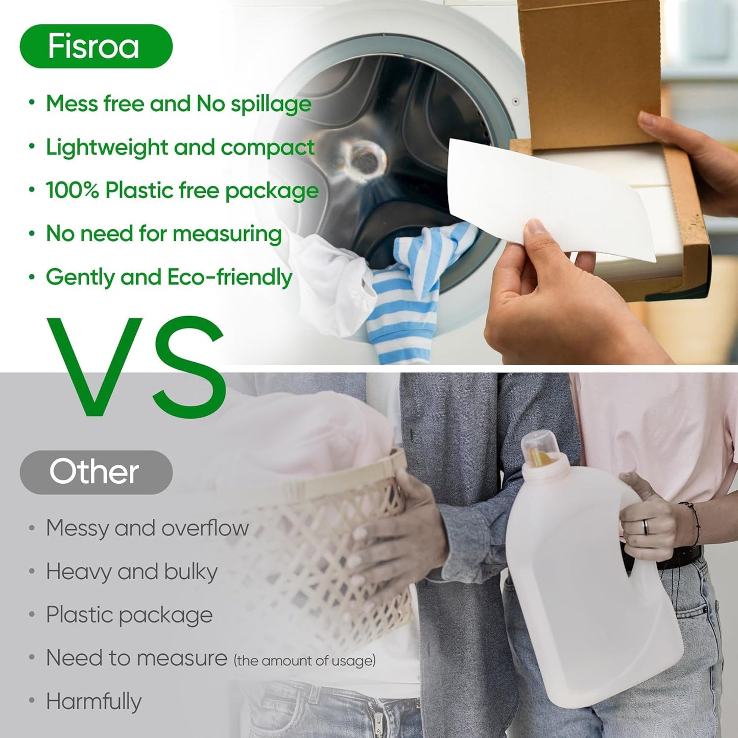 150 Sheets Travel Laundry Detergent Sheets, 300 Loads, Eco-Friendly & Space-Saving - Fresh Linen Scent