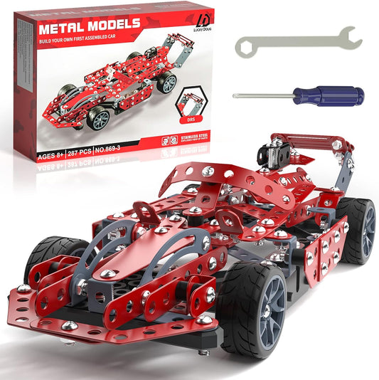 Engage Kids in STEM Learning with 287-Piece Car Building Kit for Ages 8-12: A Perfect Educational Toy for Aspiring Engineers