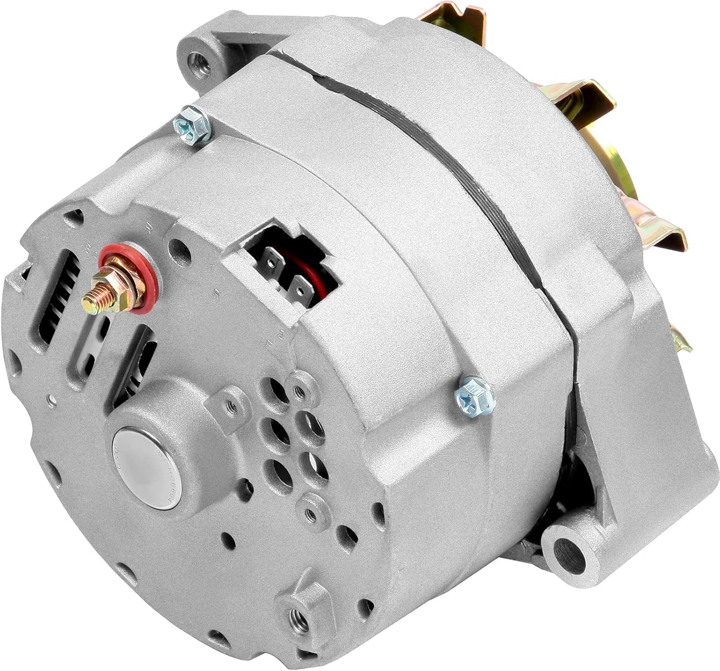 High Output 105Amp 3-Wire 10SI Self-Exciting Alternator for SBC BBC GM - Max Power & Efficiency