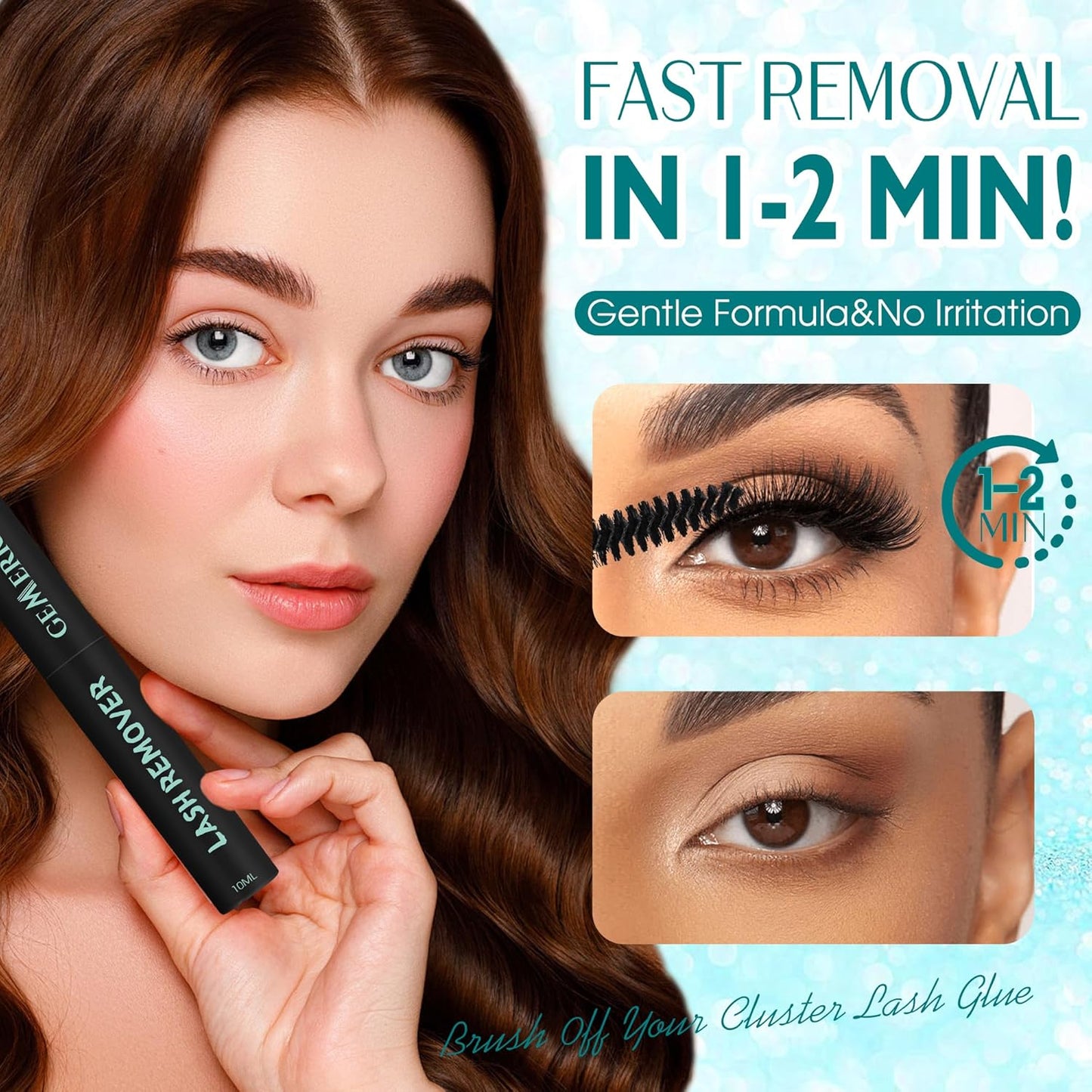 Easily Remove Eyelash Extensions at Home with Our Gentle 10ml Lash Glue Remover