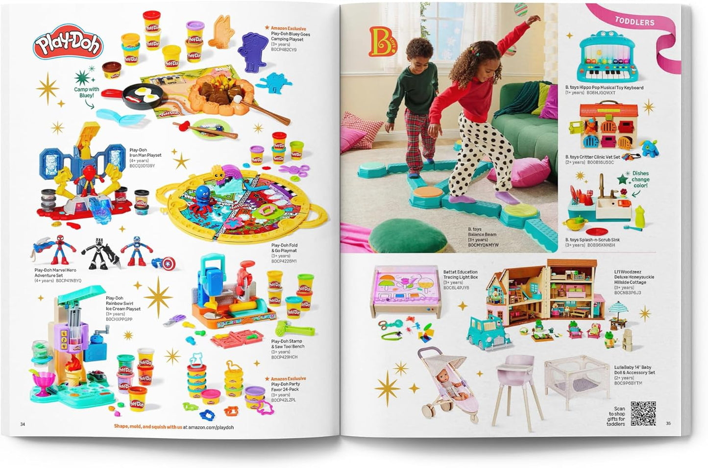 Amazon's 2024 Holiday Kids Gift Book: Share the Joy with Over 700 Toys, Activities & Stickers!