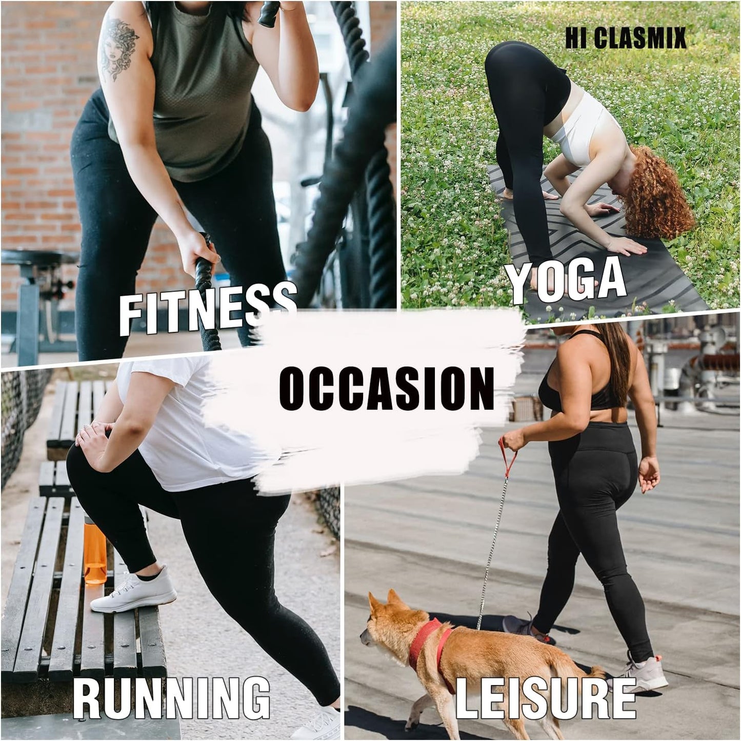 Gray High Waist XL Plus Size Leggings for Women - Non See Through, Super Soft Yoga Pants