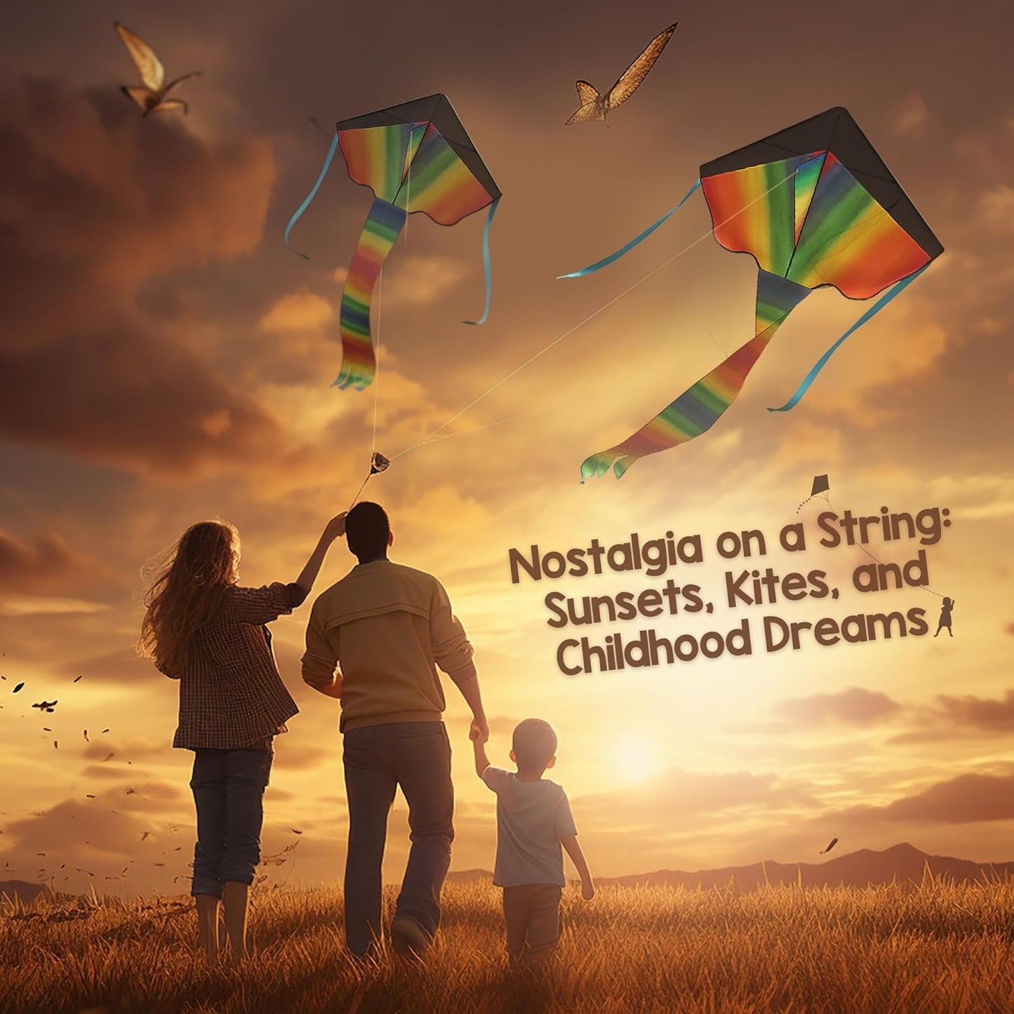 Fly High with Our Easy-to-Use Rainbow Kite for All Ages – Perfect for Beach and Outdoor Fun