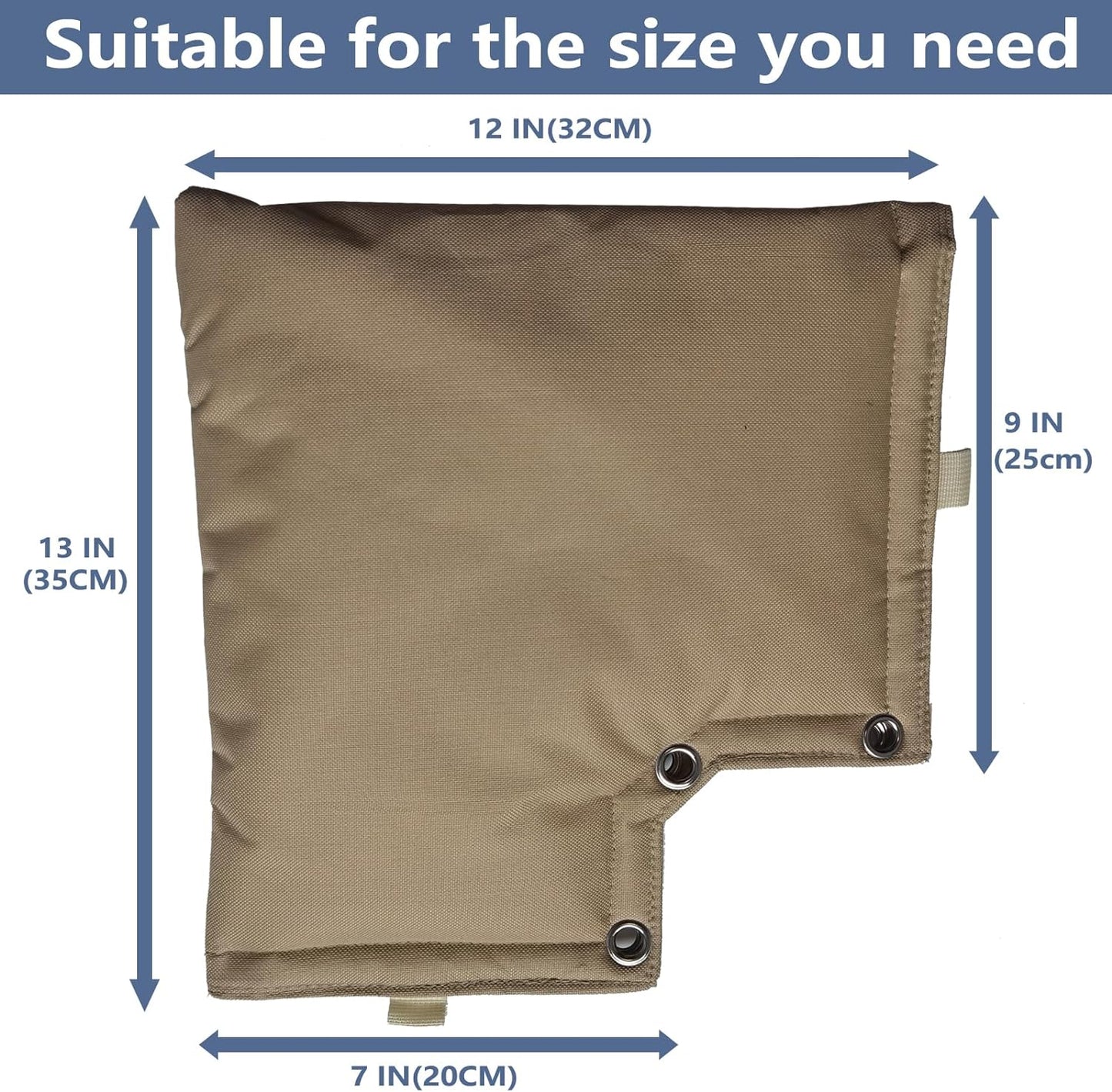 Protect Your Outdoor Plumbing with Insulated Pouch for Winter - Fits 13"W x 12"H Valves & Pumps