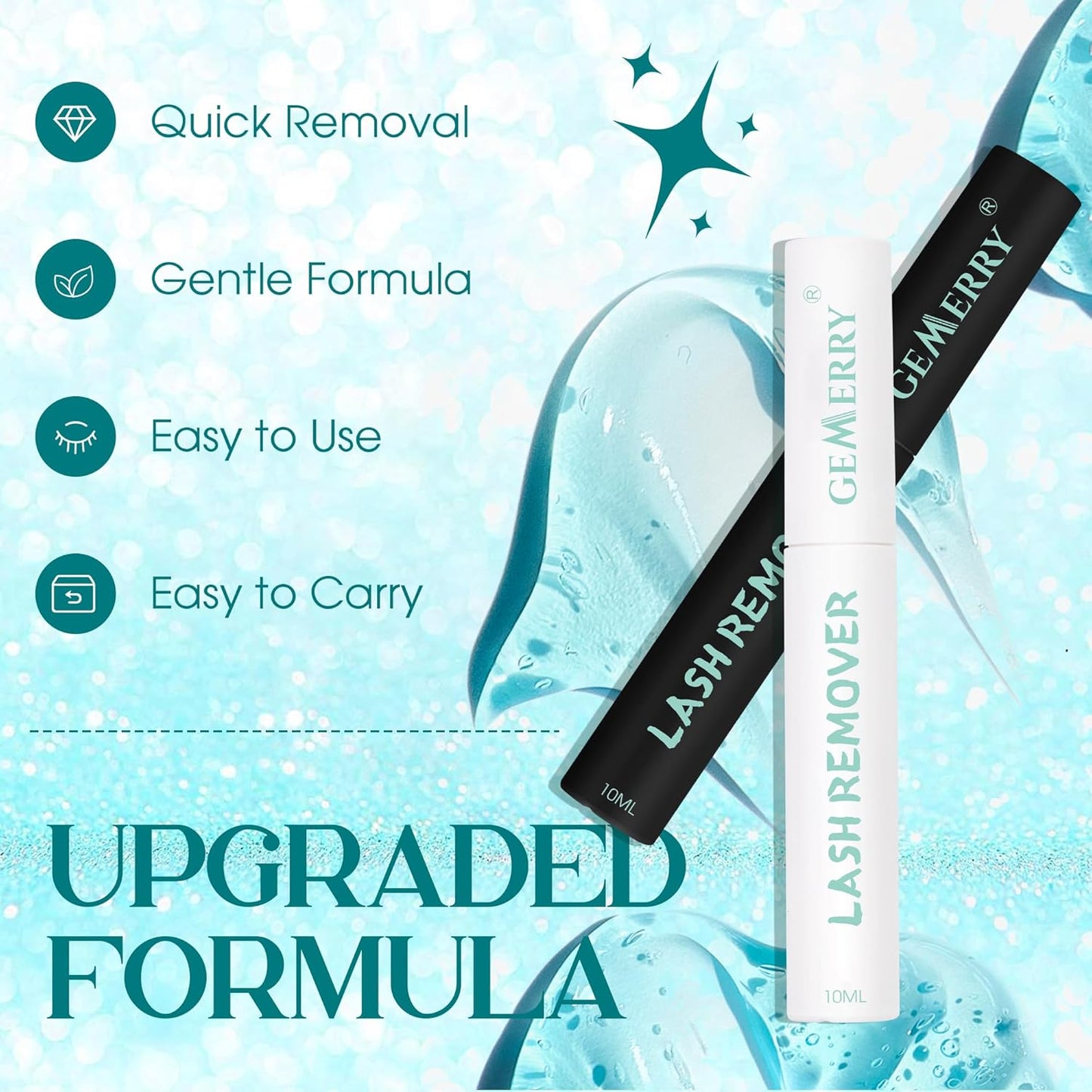 Easily Remove Eyelash Extensions at Home with Our Gentle 10ml Lash Glue Remover