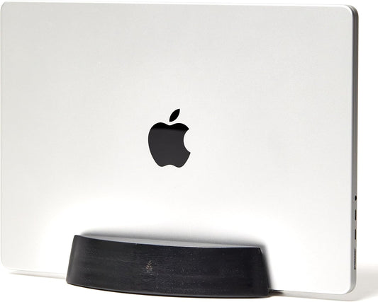 Space-Saving Vertical Laptop Stand - Home Office Dock for Multiple Devices, Black