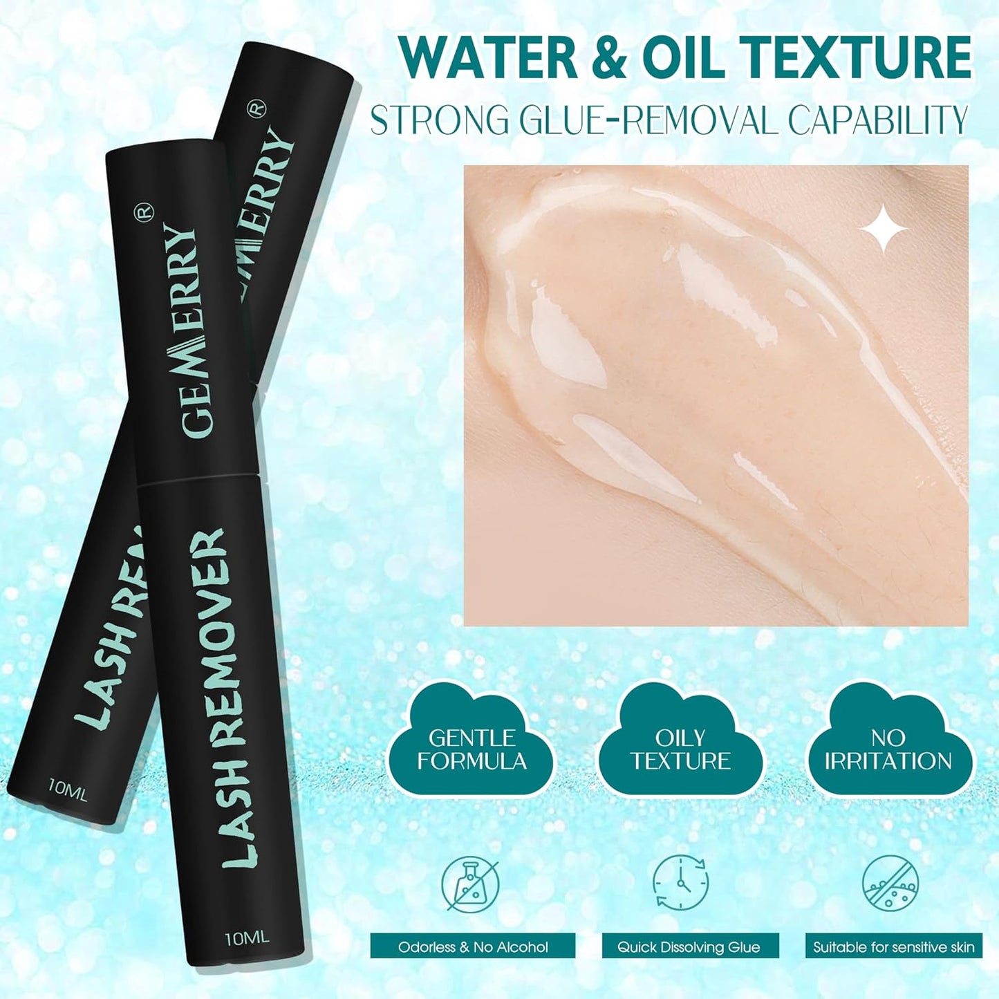 Easily Remove Eyelash Extensions at Home with Our Gentle 10ml Lash Glue Remover